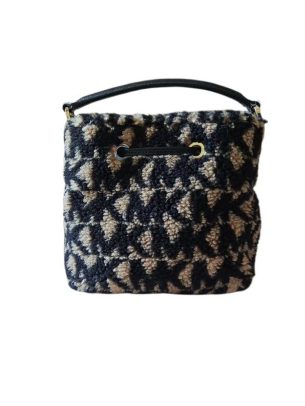 NWT Michael Kors Suri Faux Fur Bucket Crossbody Bag - Picture 4 of 10